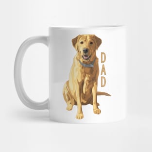 Lab Dad Yellow Labrador Retriever Dog Lover Mug